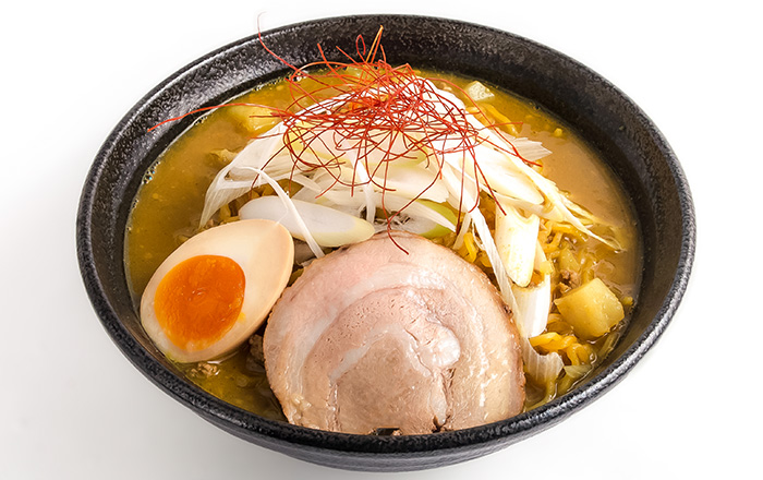 <ruby>極味噌<rt>ごくみそ</rt></ruby>カレーラーメン（苫小牧クラフトスパイス使用） 画像